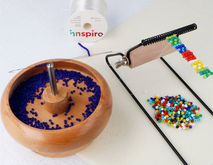 Innspiro Perles de Rocaille en Verre Argenté Transparent 2,3 mm 500g Innspiro Perles de Rocaille en Verre Argenté Transparent 2,3 mm 500g