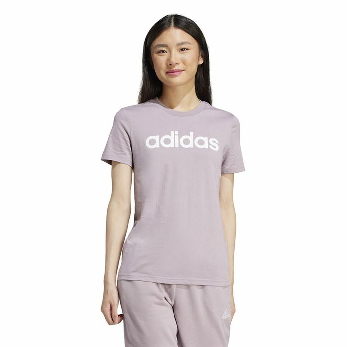 T-shirt à manches courtes femme Adidas Linear (XS)