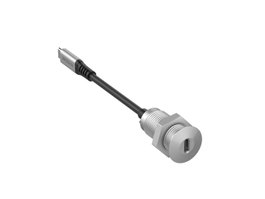 Vivolink Prise de bureau USB-C grise avec câble de 0,3 m