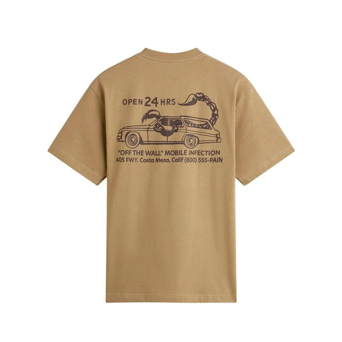 T-shirt à manches courtes homme Vans Sting Wagon Ss Marron Clair