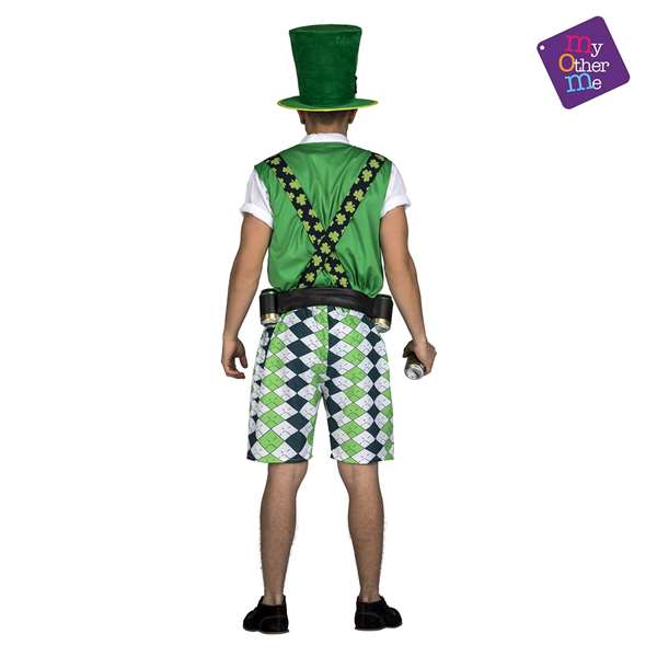 My Other Me - Déguisement Adulte Saint-Patrick avec Bière - Taille M-L - Costume de fête en polyester vert