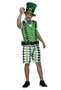 My Other Me - Déguisement Adulte Saint-Patrick avec Bière - Taille M-L - Costume de fête en polyester vert