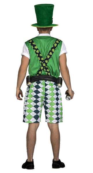 My Other Me - Déguisement Adulte Saint-Patrick avec Bière - Taille M-L - Costume de fête en polyester vert