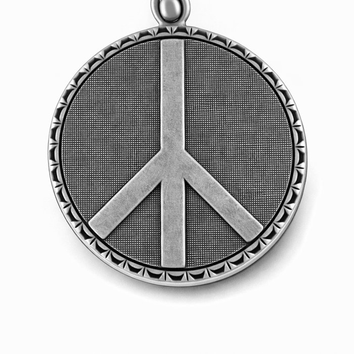 Alex And Ani Bracelet Symbole de la Paix Gris