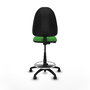 PIQUERAS Y CRESPO Tabouret de bureau Vert avec structure polyamide noire