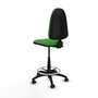 PIQUERAS Y CRESPO Tabouret de bureau Vert avec structure polyamide noire