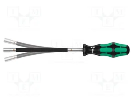 WERA Tournevis standard avec pivot élastique et douilles 6 pans