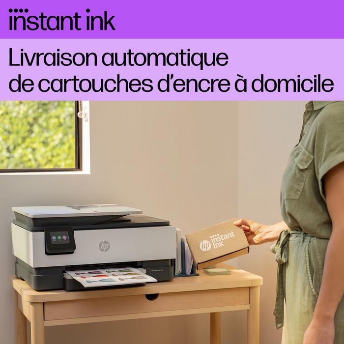 HP OfficeJet Pro 8134e - Imprimante Tout-en-un couleur avec écran tactile, télécopieur, chargeur automatique, impression 20 ppm, HP Instant Ink, HP+ HP OfficeJet Pro 8134e - Imprimante Tout-en-un couleur avec écran tactile, télécopieur, chargeur automatique, impression 20 ppm, HP Instant Ink, HP+