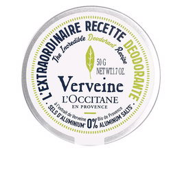 L'Occitane En Provence Déodorant Verveine 50 g - 96% d'ingrédients naturels, sans alcool, parfum agrumes et verveine