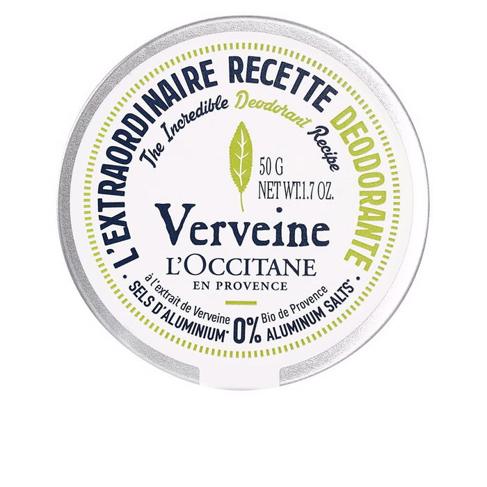 L'Occitane En Provence Déodorant Verveine 50 g - 96% d'ingrédients naturels, sans alcool, parfum agrumes et verveine L'Occitane En Provence Déodorant Verveine 50 g - 96% d'ingrédients naturels, sans alcool, parfum agrumes et verveine