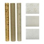 Decoris Chemin de table en organza champagne 3 modèles assortis 35 x 200 cm