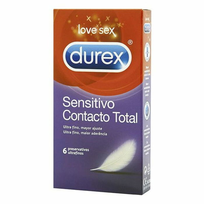 Préservatifs Durex Sensitivo Contacto Total 6 Pièces 1 Pièce