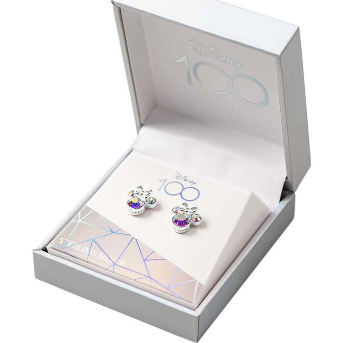 Boucles d'oreilles Minnie Mouse Disney en argent 925 plaqué or - Pandora