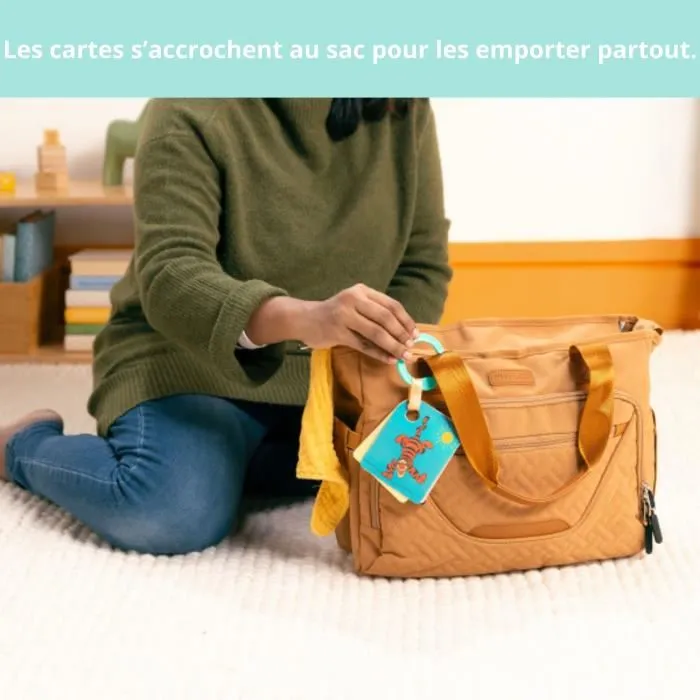 Disney Baby Coffret Cadeau Naissance 100 Ans Winnie l'Ourson - 5 Jouets d'Éveil Sensoriel Incluant Oball, Hochet et Anneau de Dentition