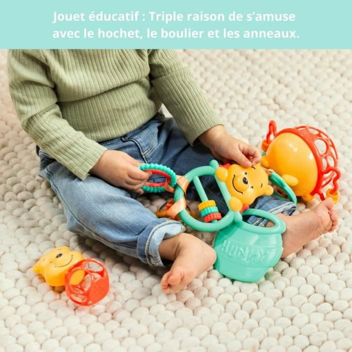 Disney Baby Coffret cadeau de naissance Winnie l'Ourson - 5 jouets d'éveil Disney Baby Coffret cadeau de naissance Winnie l'Ourson - 5 jouets d'éveil