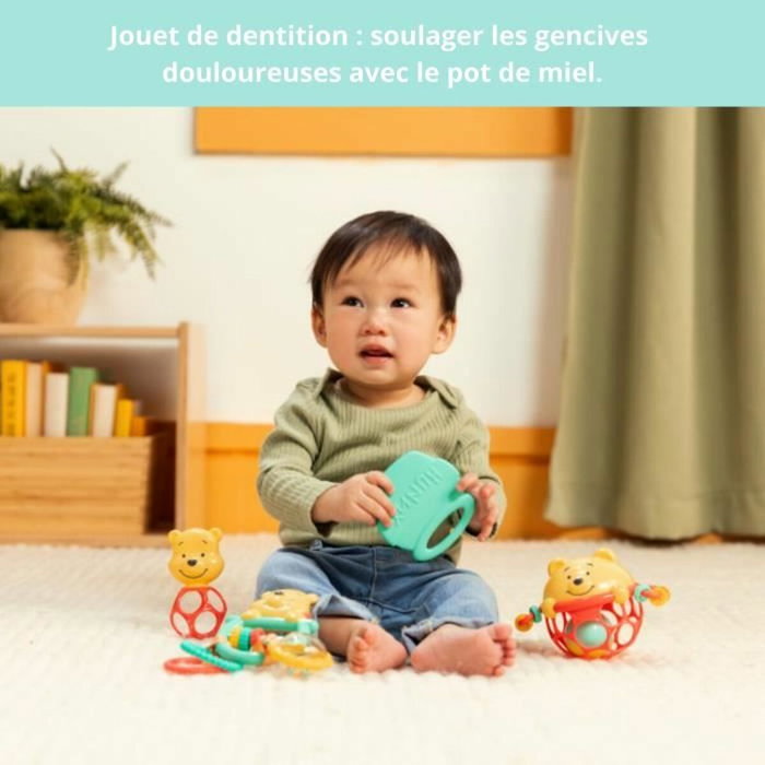 Disney Baby Coffret cadeau de naissance Winnie l'Ourson - 5 jouets d'éveil Disney Baby Coffret cadeau de naissance Winnie l'Ourson - 5 jouets d'éveil