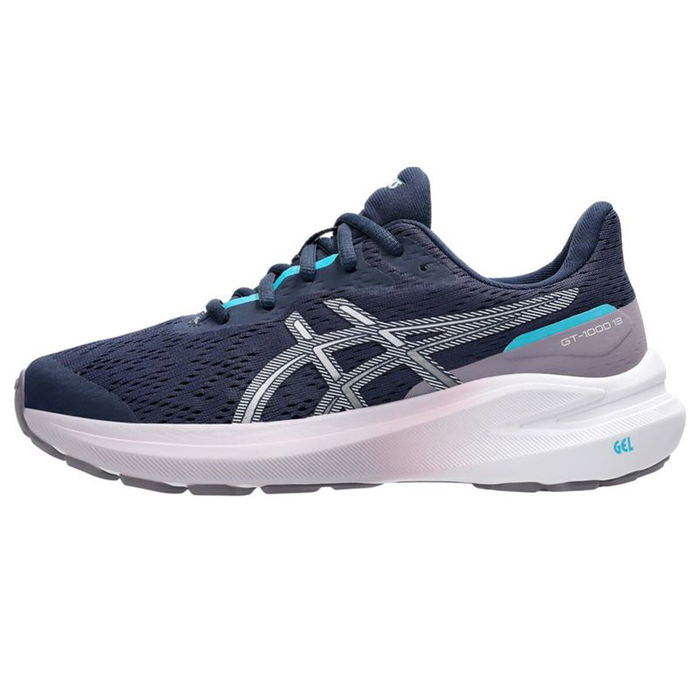 Chaussures de Running pour Enfants Asics Gt-1000 13 Gs Bleu foncé (36)