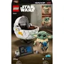 LEGO Star Wars : The Mandalorian 75403 Grogu et son Landspeeder - Jeu de Construction pour Enfants et Fans de 10 Ans et Plus