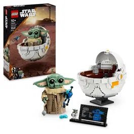 LEGO Star Wars : The Mandalorian 75403 Grogu et son Landspeeder - Jeu de Construction pour Enfants et Fans de 10 Ans et Plus