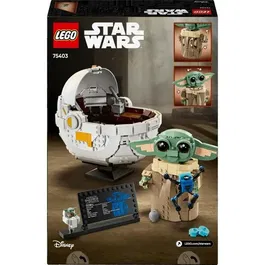 LEGO Star Wars : The Mandalorian 75403 Grogu et son Landspeeder - Jeu de Construction pour Enfants et Fans de 10 Ans et Plus