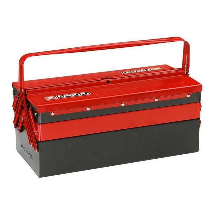 Facom BT.11GPB Boîte à outils métallique rouge avec 5 compartiments Facom BT.11GPB Boîte à outils métallique rouge avec 5 compartiments