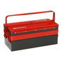 Facom BT.11GPB Boîte à outils métallique rouge avec 5 compartiments