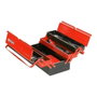 Facom BT.11GPB Boîte à outils métallique rouge avec 5 compartiments
