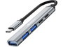 Sandberg USB-C vers 3xUSB-A + 2xUSB-C Hub SAVER Gris