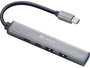 Sandberg USB-C vers 3xUSB-A + 2xUSB-C Hub SAVER Gris