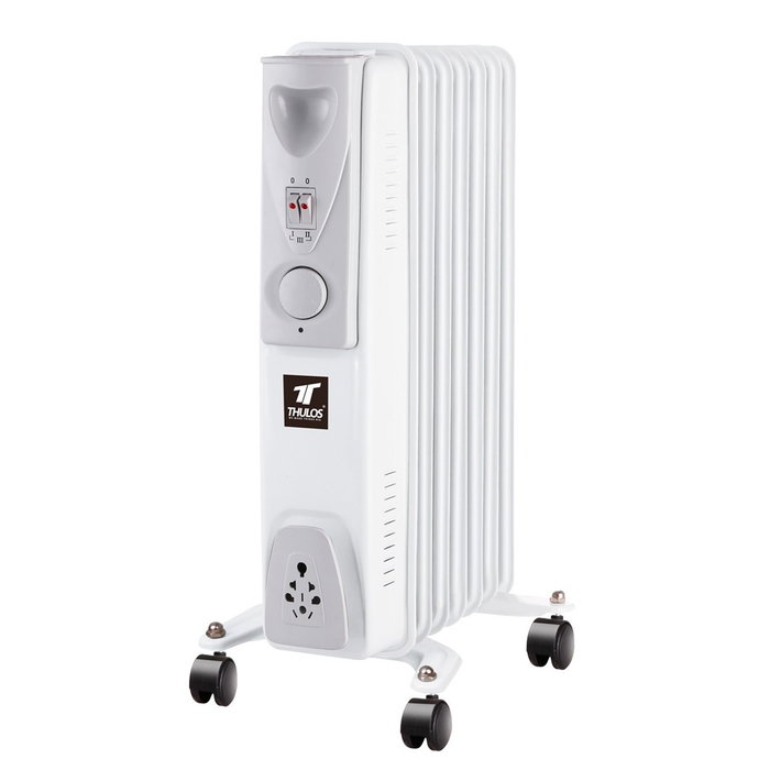 Thulos TH-RAC702 Radiateur à Huile 1500W 7 Éléments avec Thermostat Réglable Protection Surchauffe Thulos TH-RAC702 Radiateur à Huile 1500W 7 Éléments avec Thermostat Réglable Protection Surchauffe