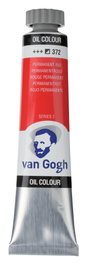 Van Gogh Peinture à l'huile Rouge Permanent 372, 20 ml