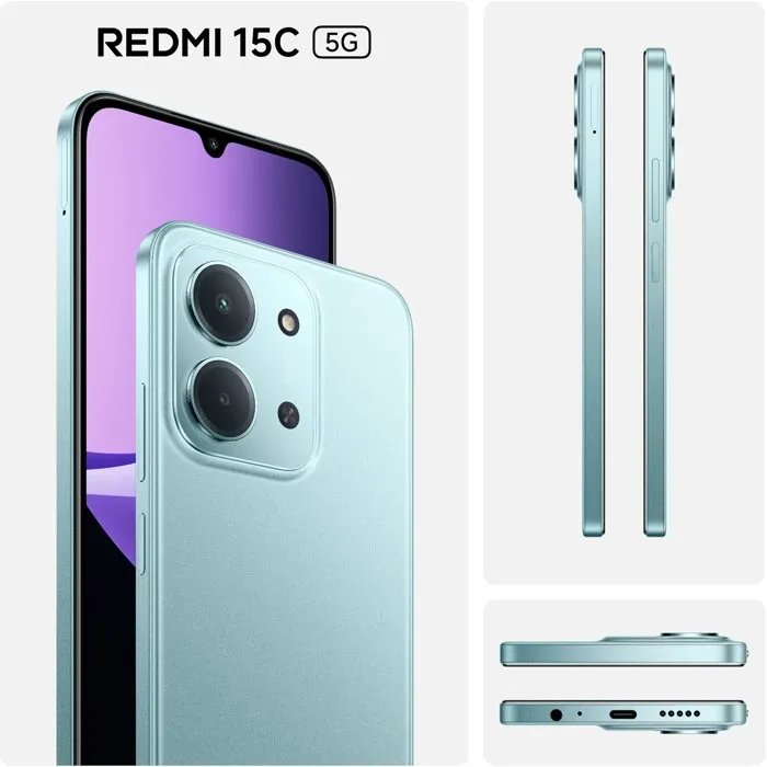 Xiaomi Redmi Note 15C 5G 4/256 Go Vert menthe Xiaomi Redmi Note 15C 5G 4/256 Go Vert menthe