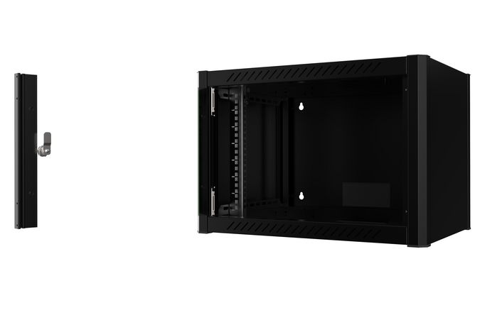 Lanview Armoire Rack 19 pouces Logon 7U 60 x 45 pour montage mural