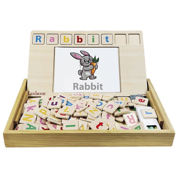 LEXIBOOK Jeu éducatif bilingue - Apprentissage des mots en espagnol et anglais - 50 cartes mots + 3 cartes traçage lettres - À partir de 3 ans LEXIBOOK Jeu éducatif bilingue - Apprentissage des mots en espagnol et anglais - 50 cartes mots + 3 cartes traçage lettres - À partir de 3 ans