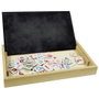 LEXIBOOK Jeu éducatif bilingue - Apprentissage des mots en espagnol et anglais - 50 cartes mots + 3 cartes traçage lettres - À partir de 3 ans