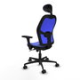 Piqueras y Crespo Chaise de Bureau 3D036N1 Bleu clair