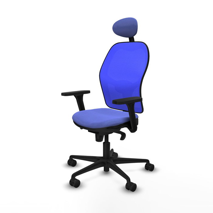 Piqueras y Crespo Chaise de Bureau 3D036N1 Bleu clair