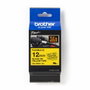 Brother TZE-FX631 Ruban Laminé Noir sur Jaune 12 mm