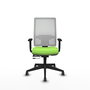 Piqueras y Crespo Chaise de Bureau Horna, Pistache et Blanc