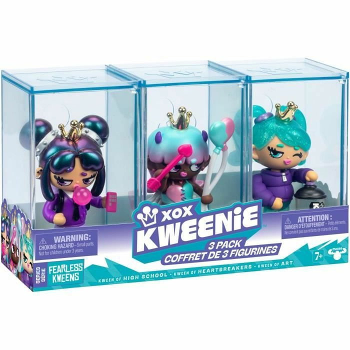 Xox Kweenie Pack de 3 poupées Série Fearless 13 cm