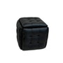 GO GIFT Jeu de tabourets Transformer Noir Cuir Acier 5 en 1 (5 Unités)