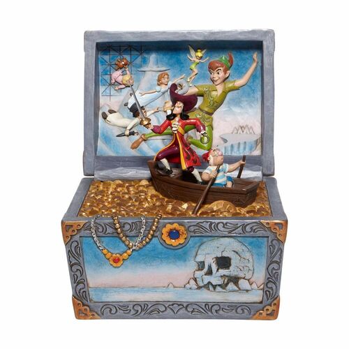 Enesco Figure Disney Peter Pan Coffre au Trésor et Capitaine Crochet Enesco Figure Disney Peter Pan Coffre au Trésor et Capitaine Crochet