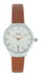 SAMI Montre femme cuir ronde rouge xtraplano 12 numéros date IP WR30