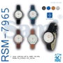 SAMI Montre femme cuir ronde rouge xtraplano 12 numéros date IP WR30