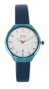 SAMI Montre femme cuir ronde rouge xtraplano 12 numéros date IP WR30