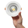 Greenice Foco Downlight LED Circulaire 9W Blanc Froid 1260Lm UGR19