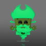 Funko SpongeBob SquarePants POP! Vinyle Bob l'éponge en tant que Hollandais Volant (Glow) 9 cm