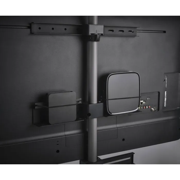 One For All Quadpod TV Stand - Bois clair et métal - Orientable 360°
