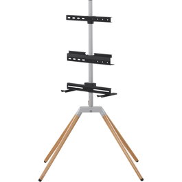 One For All Quadpod TV Stand - Bois clair et métal - 32'' à 70''