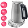 Sencor Bouilloire électrique SWK 1796SS, 1,7 L, 2200 W, acier inoxydable, 5 températures et maintien au chaud